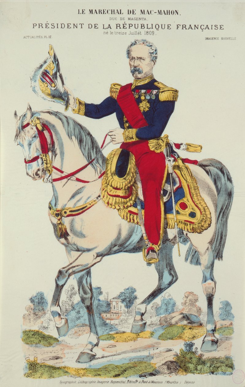Maršál Edme Patrice Maurice de Macmahon (1808-93) od French School