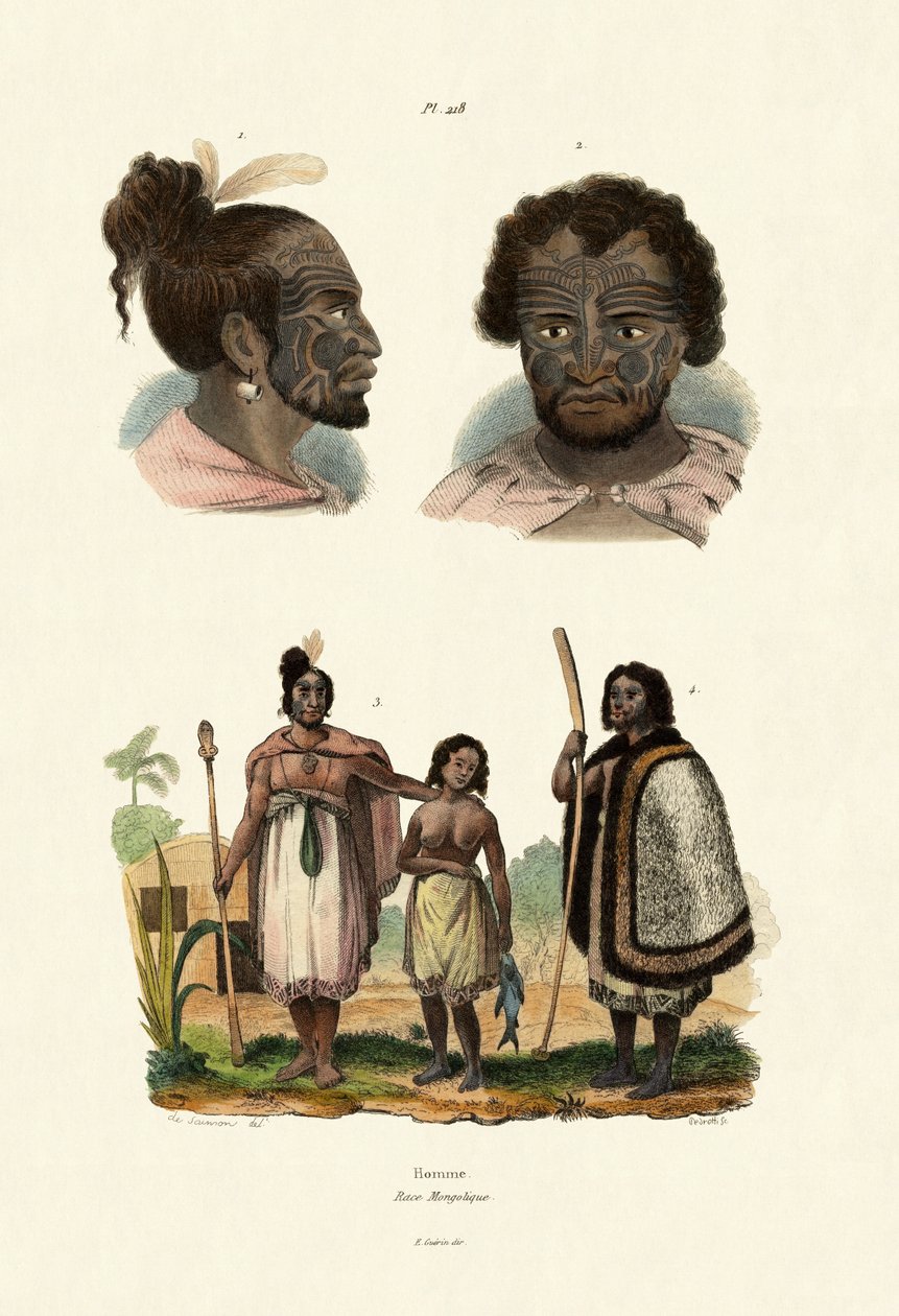 Mongolové, 1833-39 od French School