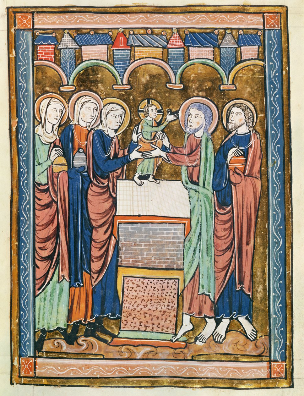 Ms 3016 fol. 10 The Circumcision, z 