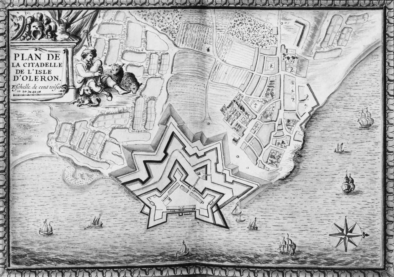 Ms 4418 T II mapa 16, Plán citadely l