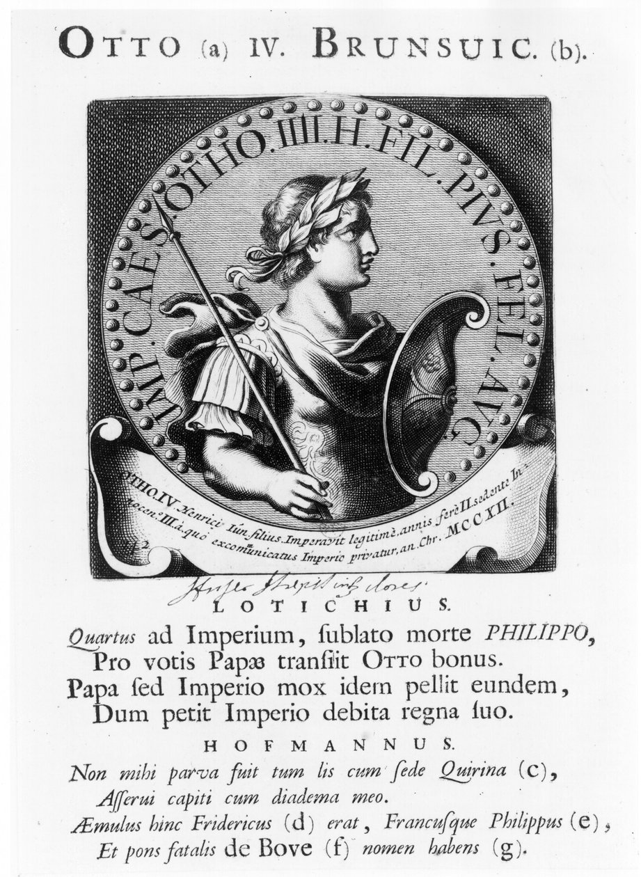 Otto IV (asi 117582-1218) z Brunswicku od French School
