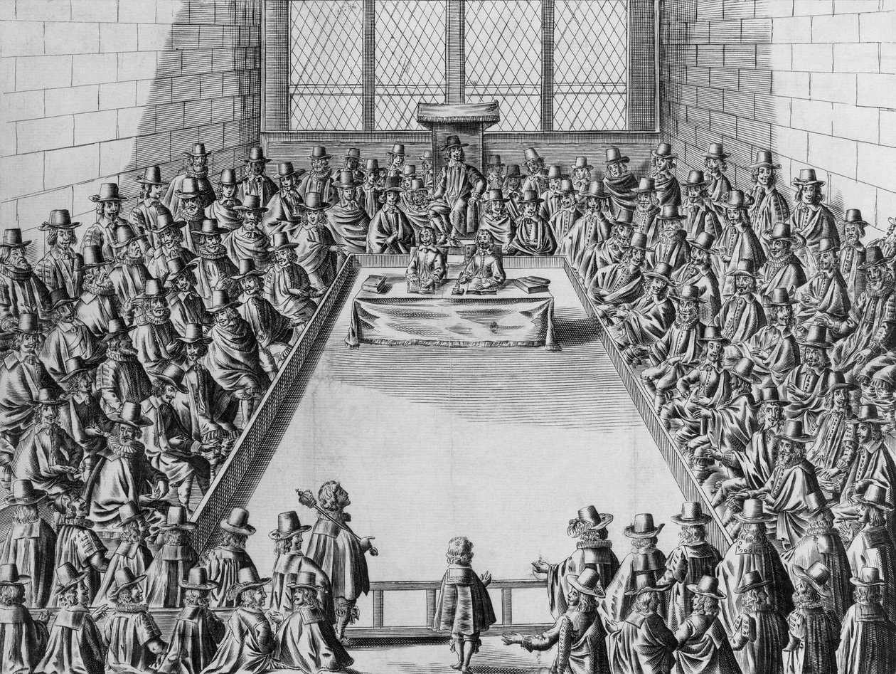 Parlament během Commonwealthu, 1650 od French School