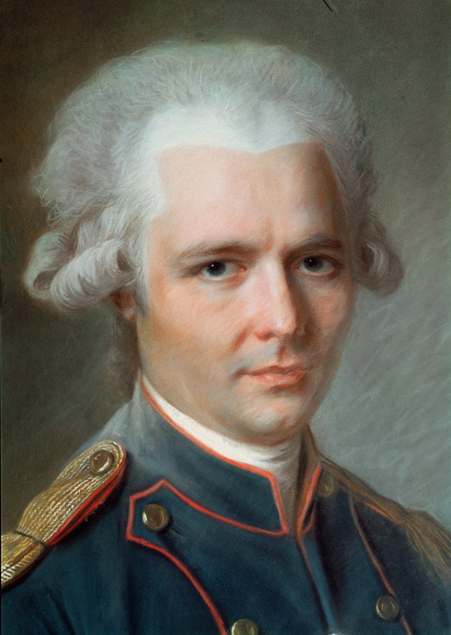 Pierre Choderlos de Laclos (1741-1803) (pastel na papíře) od French School