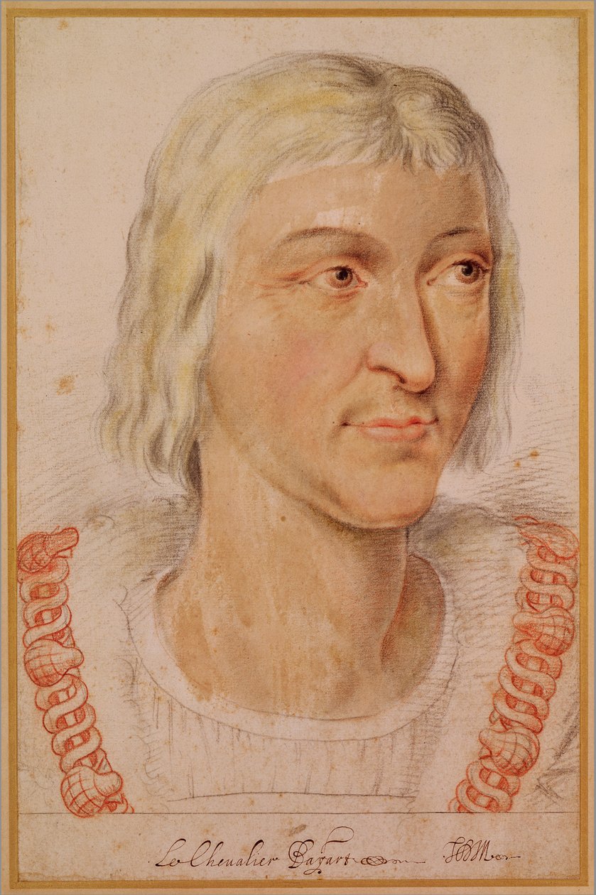 Pierre du Terrail (1476-1524) rytíř z Bayardu od French School