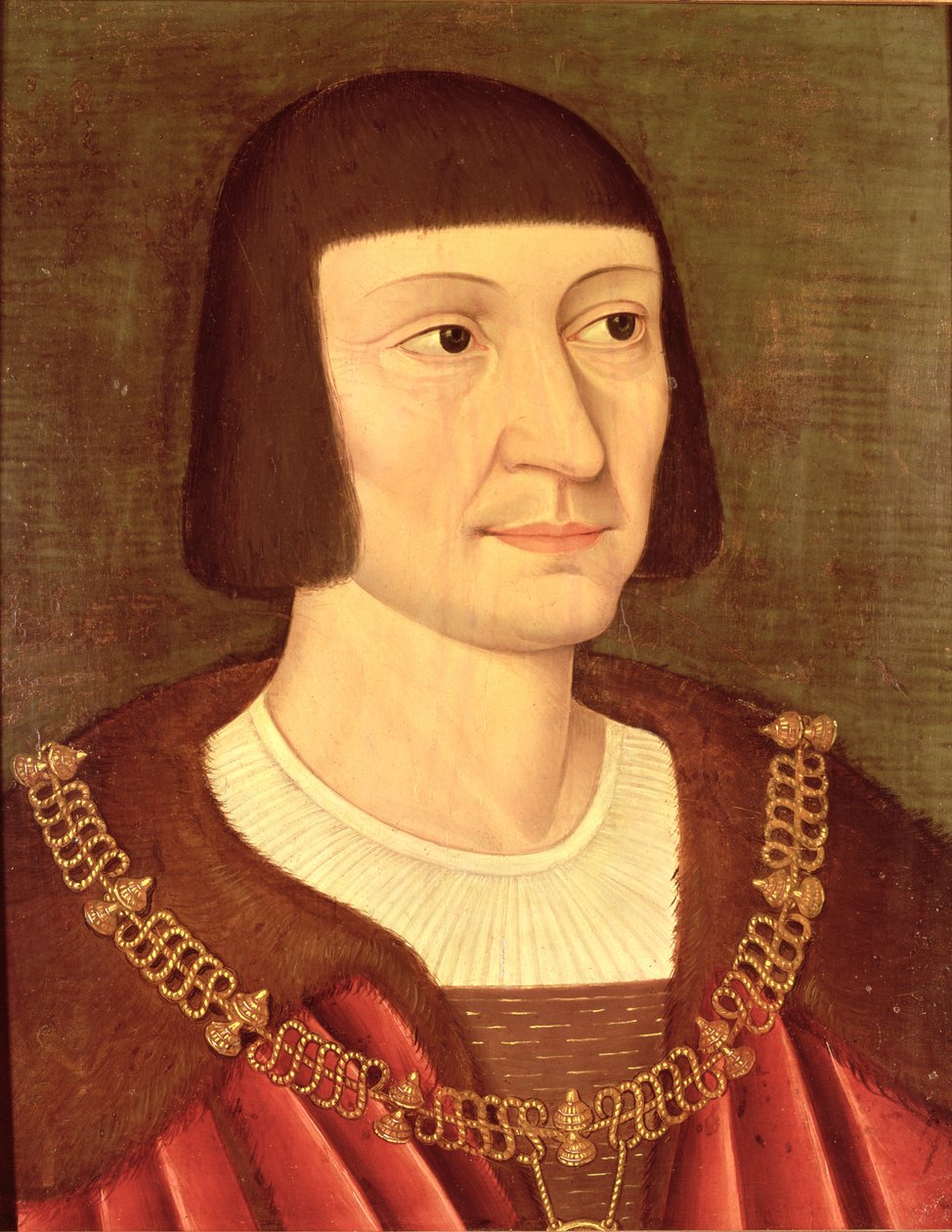 Pierre du Terrail (1476-1524) rytíř z Bayardu od French School