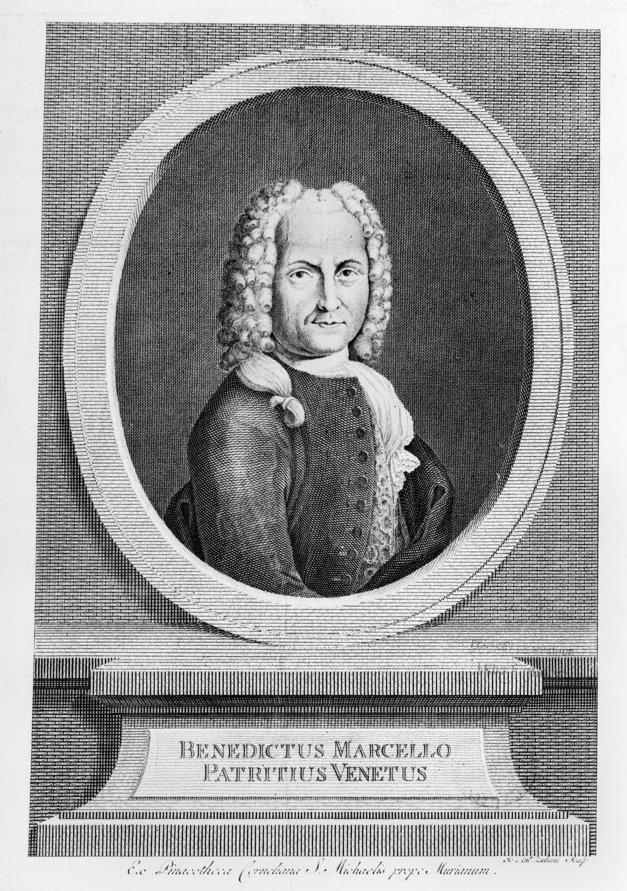 Portrét Benedetta Marcella (1686-1739) od French School