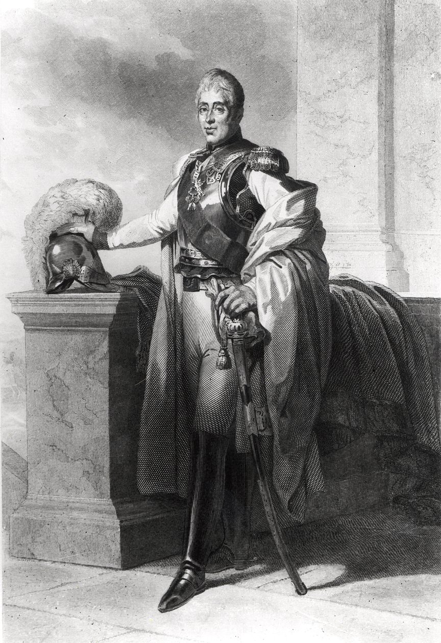 Portrét Karla X. (1757-1836) krále Francie a Navarry (1824-1830) od French School