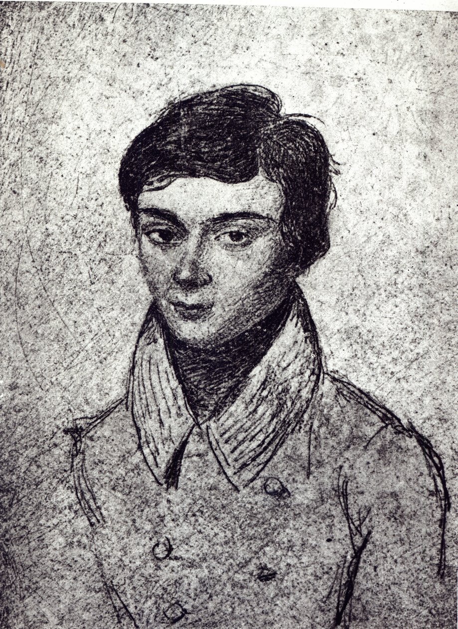 Portrét Evariste Galois (1811-32) (heliogravura) od French School
