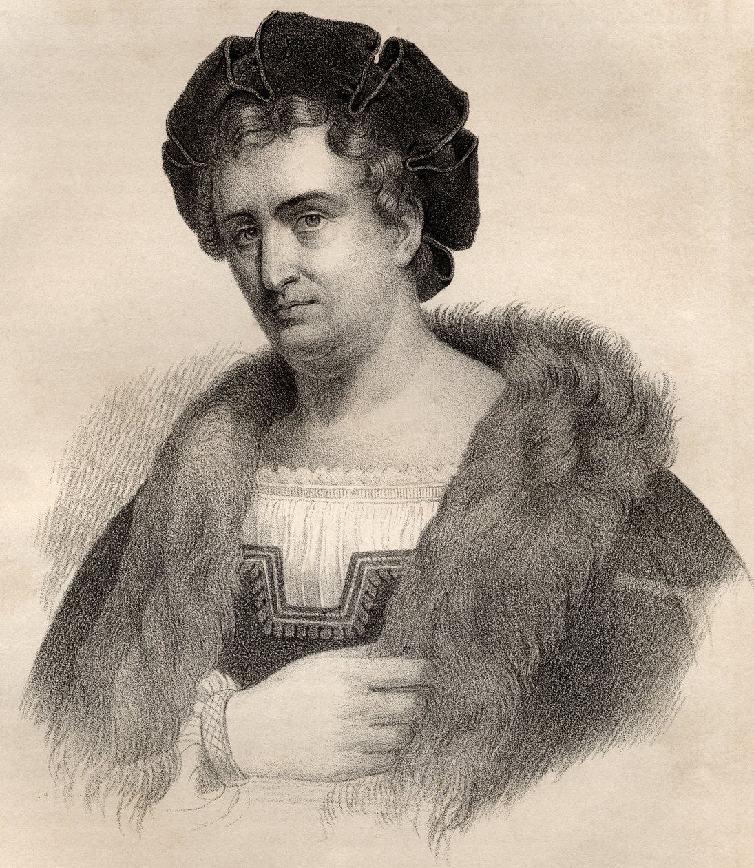 Portrét Francois Joseph Talma (1763-1826) od French School