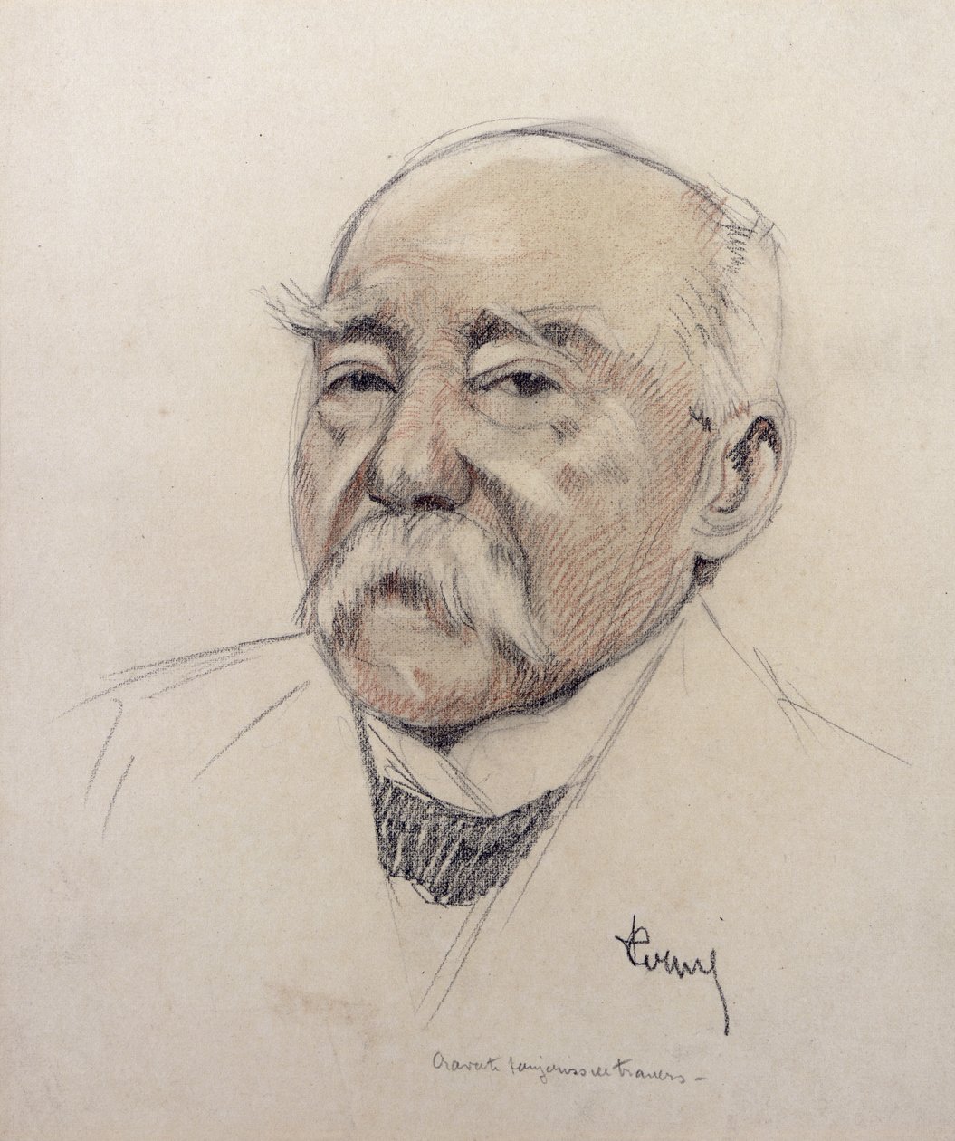 Portrét Georgese Clemenceaua (1841-1929) od French School