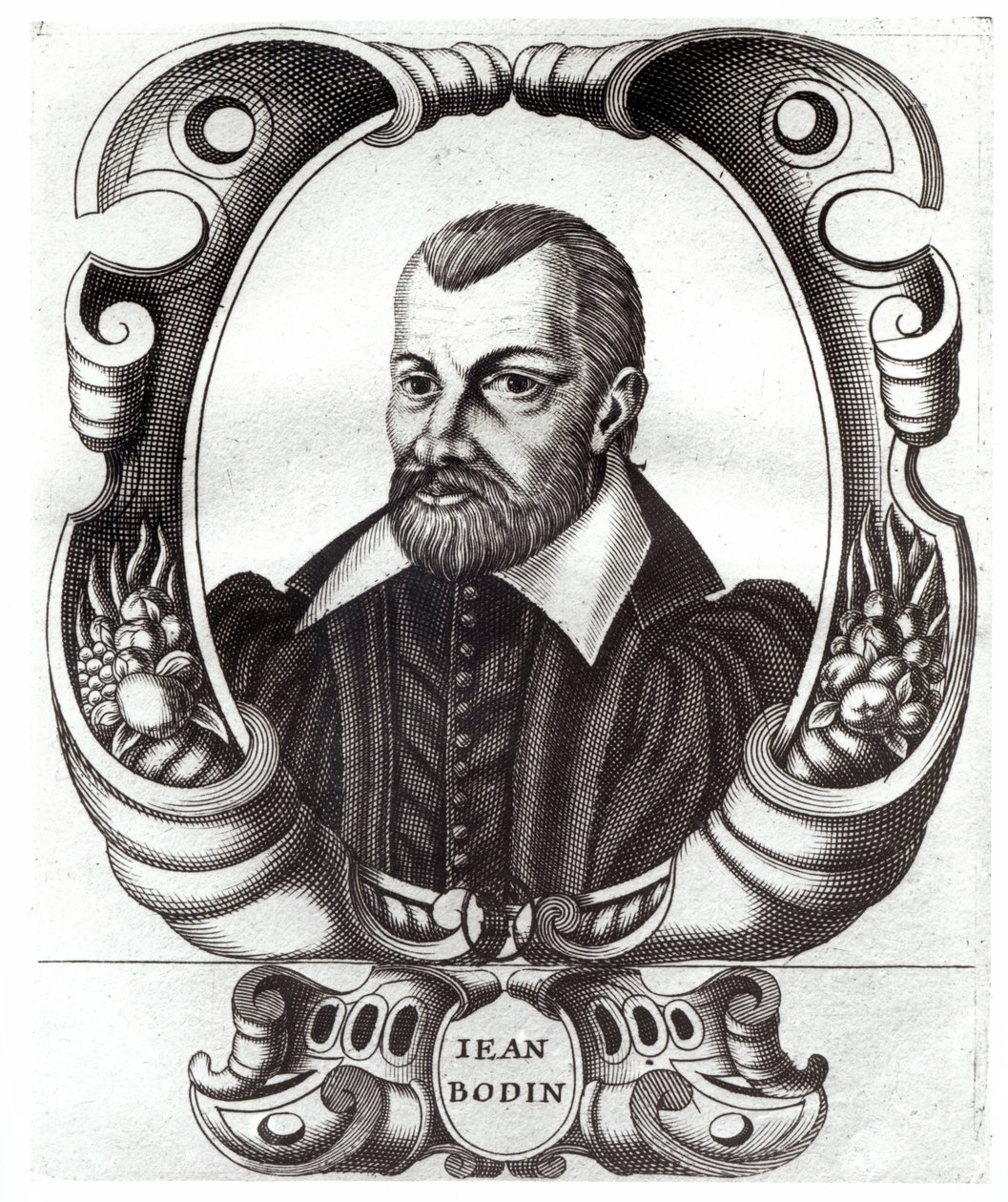 Portrét Jeana Bodina (1530-1596) od French School