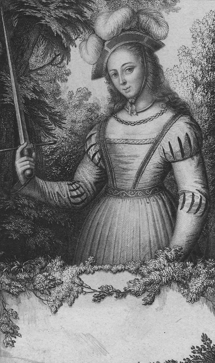 Portrét Johanky z Arku (1412-31) od French School