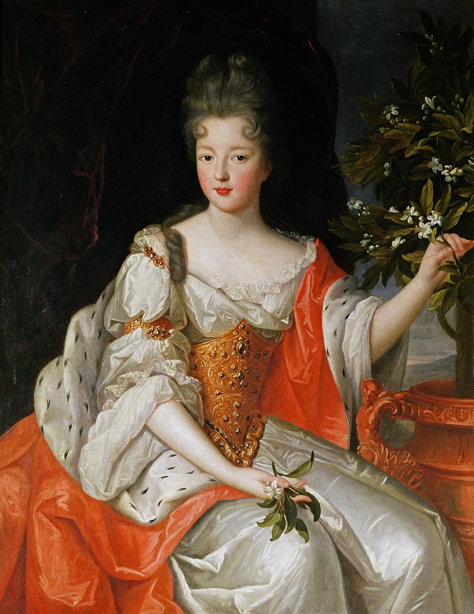 Portrét Louise-Francoise de Bourbon (1673-1743) konec 17. století od French School