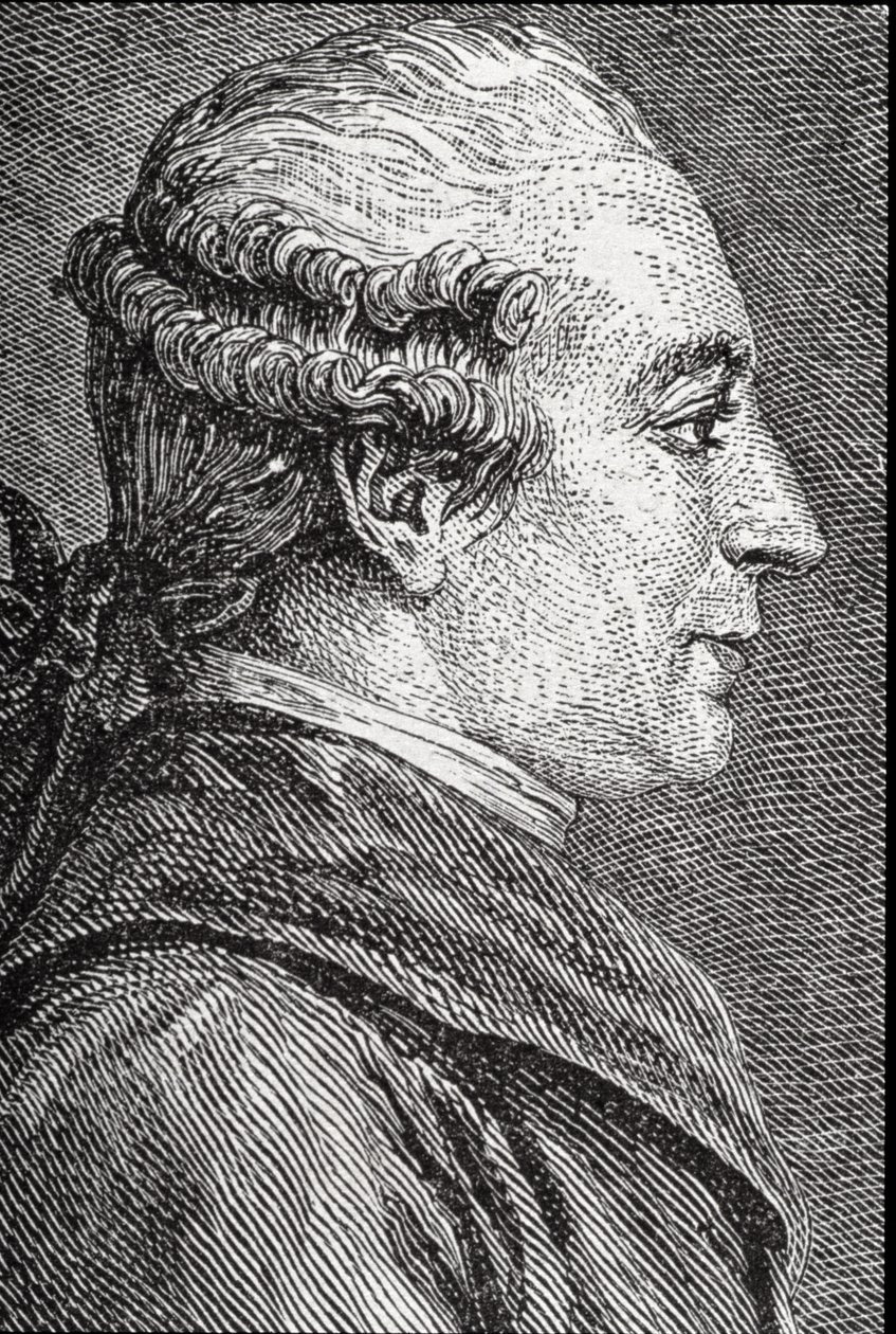 Portrét Pierra Augustina Caron de Beaumarchais (1732-99) od French School