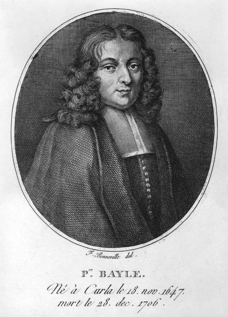 Portrét Pierra Baylea (1647-1706) od French School