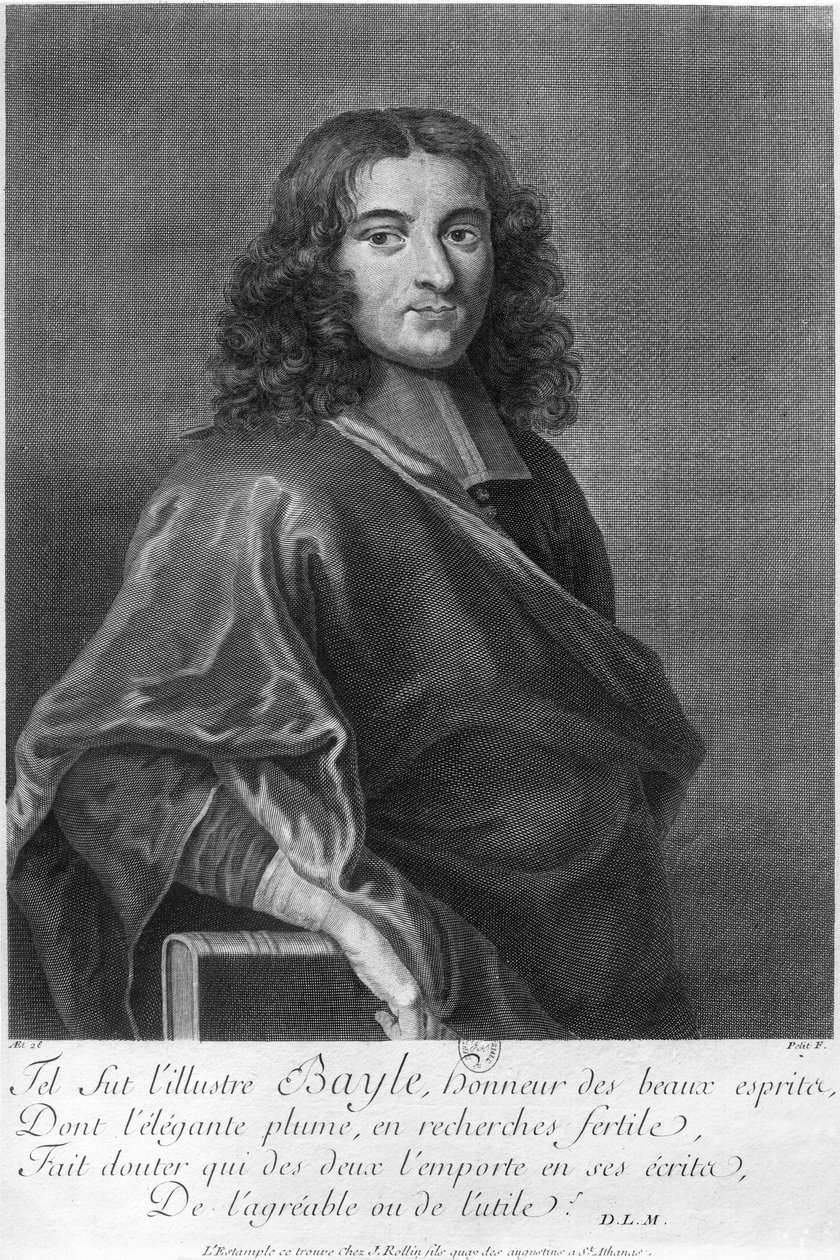 Portrét Pierra Baylea (1647-1706) od French School