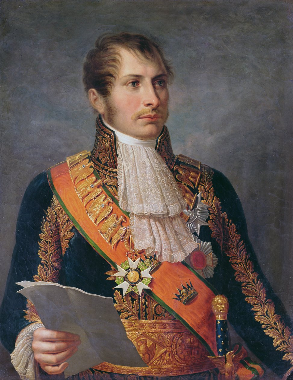 Portrét prince Evžena de Beauharnais (1781-1824) místokrále Itálie a vévoda z Leuchtenbergu, kolem roku 1804 od French School