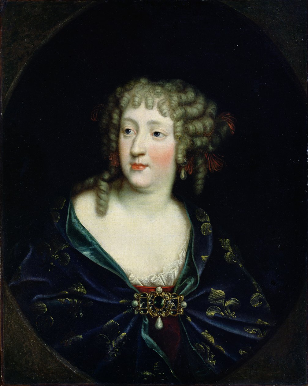 Portrét francouzské královny Marie Terezie (1638-83) od French School