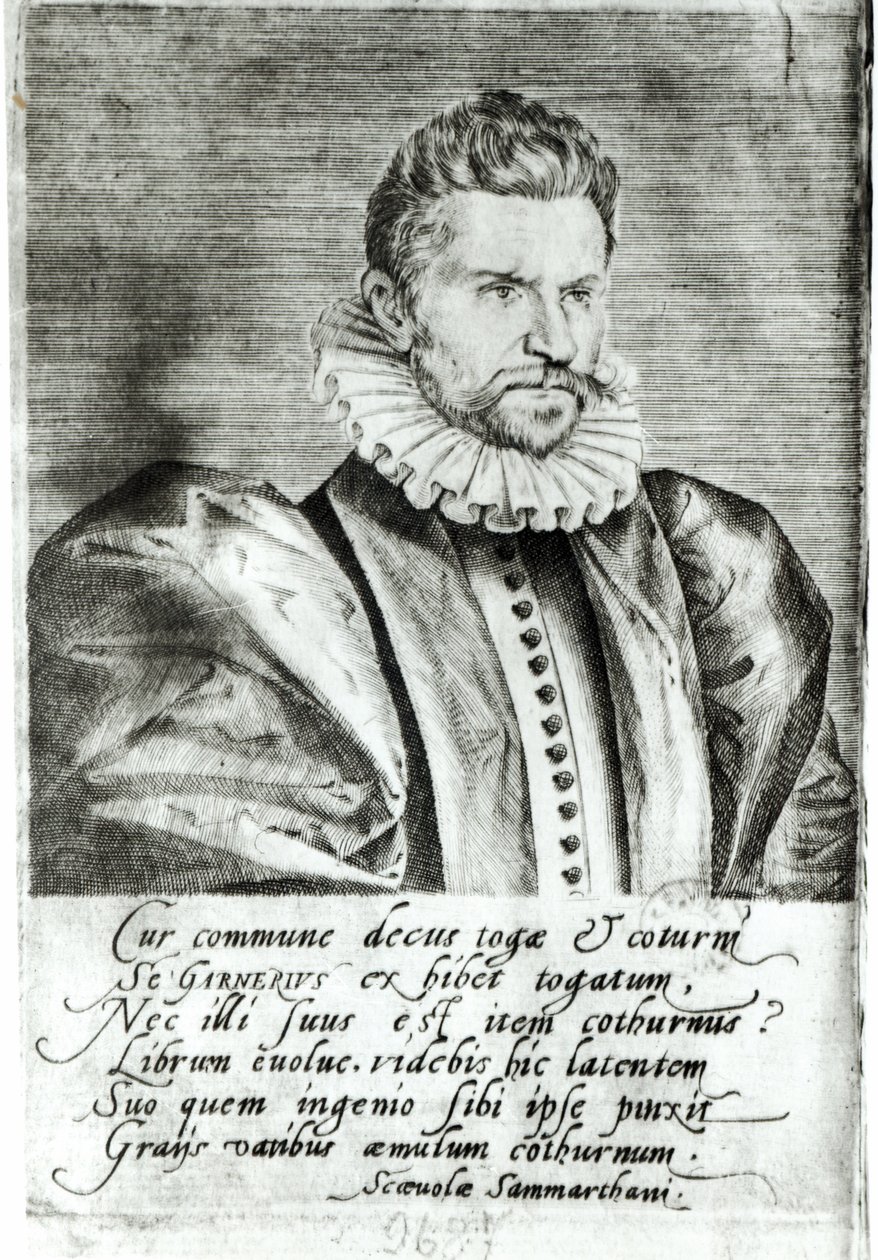 Portrét Roberta Garniera (1534-90) od French School