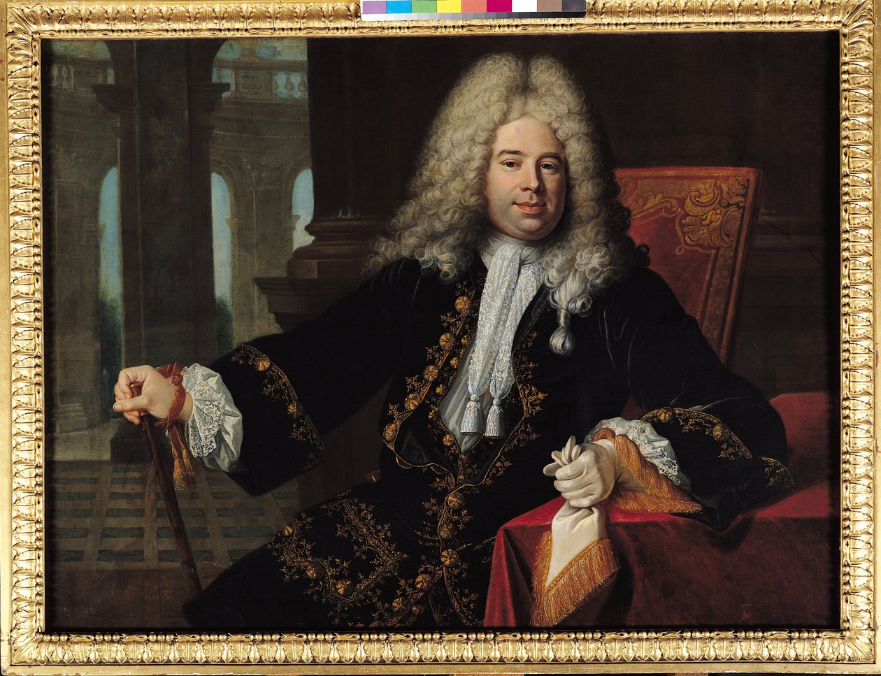 Portrét gentlemana, kolem 1715-25 od French School