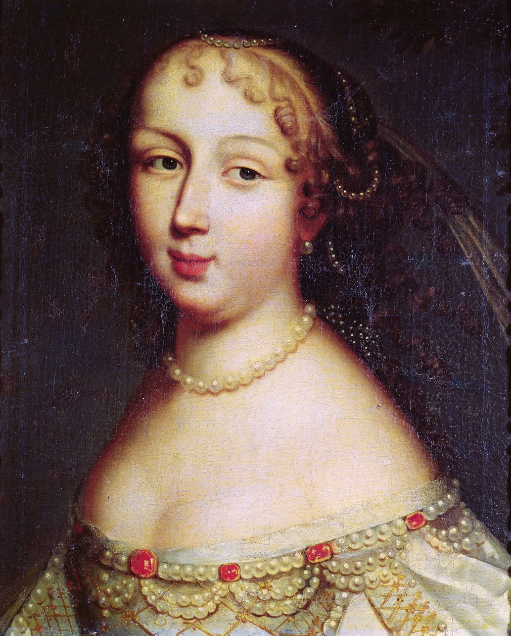 Portrét pravděpodobně Marie de Rabutin-Chantal (1626-97), markýza de Sevigne od French School