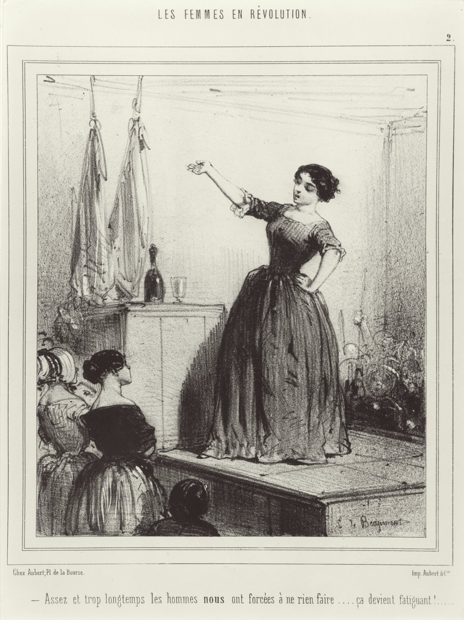 Revoluce žen, 1848 od French School