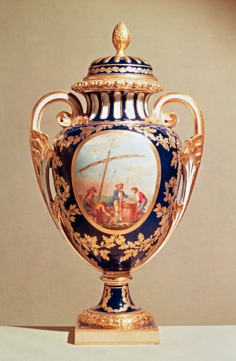Váza Sevres, polovina 18. století (porcelán) od French School