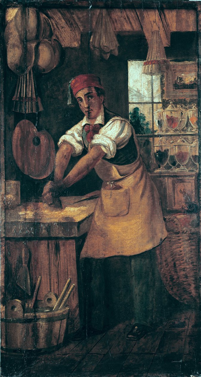 Vývěsní štít pro prodejce barev, 225 rue Saint-Denis od French School