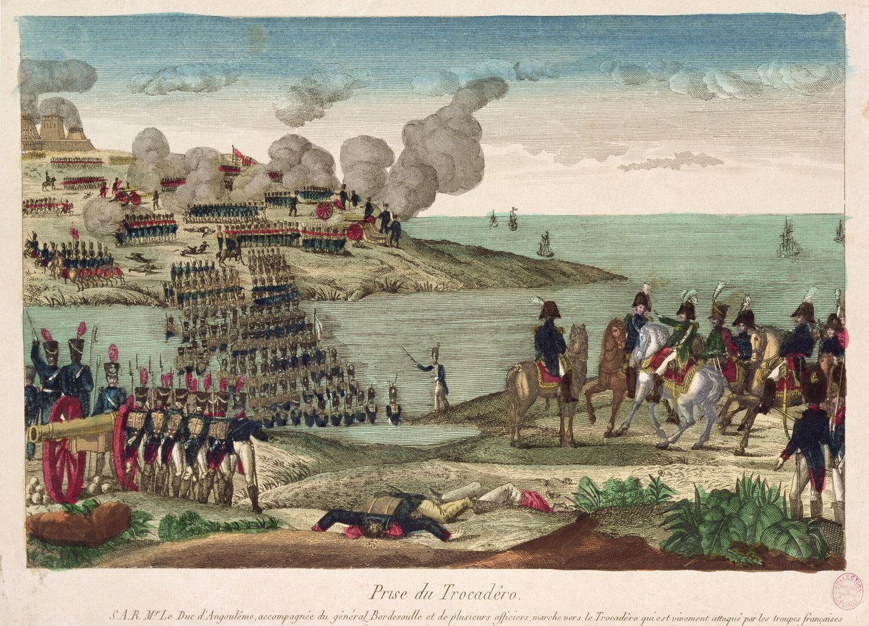 Obléhání Trocadera Louis-Antoine de France (1775-1844) Duc d