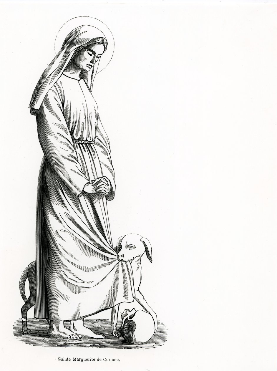 Svatá Markéta z Cortony (asi 1247–97) od French School