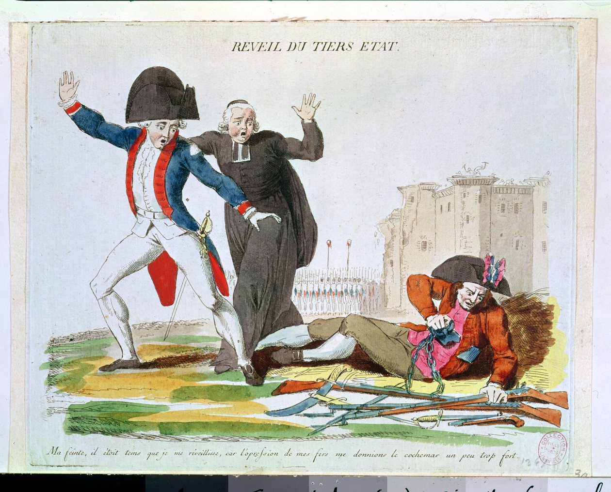 Probuzení třetího stavu, červenec 1789 (viz také 266297) od French School
