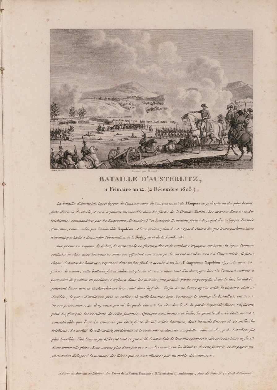 Bitva u Slavkova, 2. prosince 1805 od French School