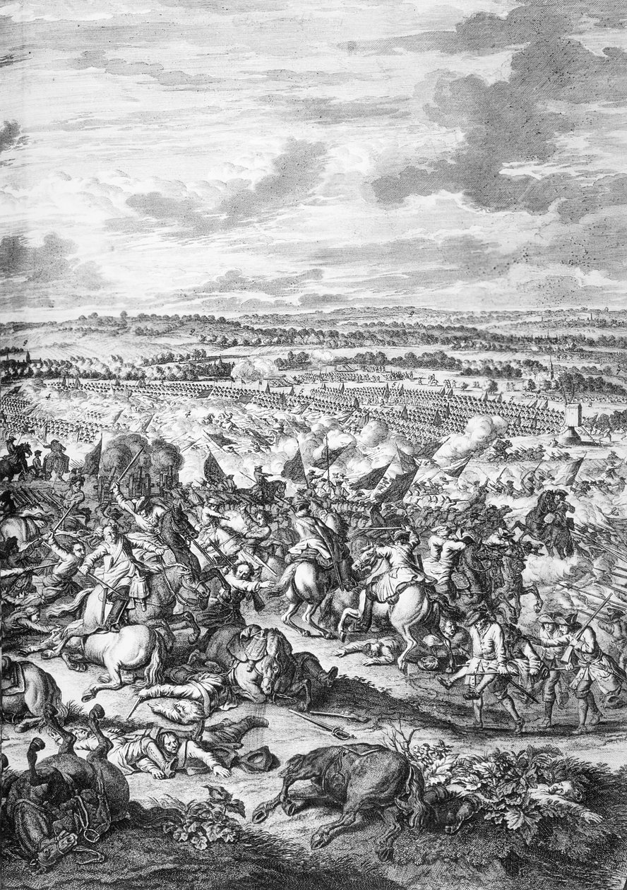 Bitva u Oudenarde, 1708 od French School