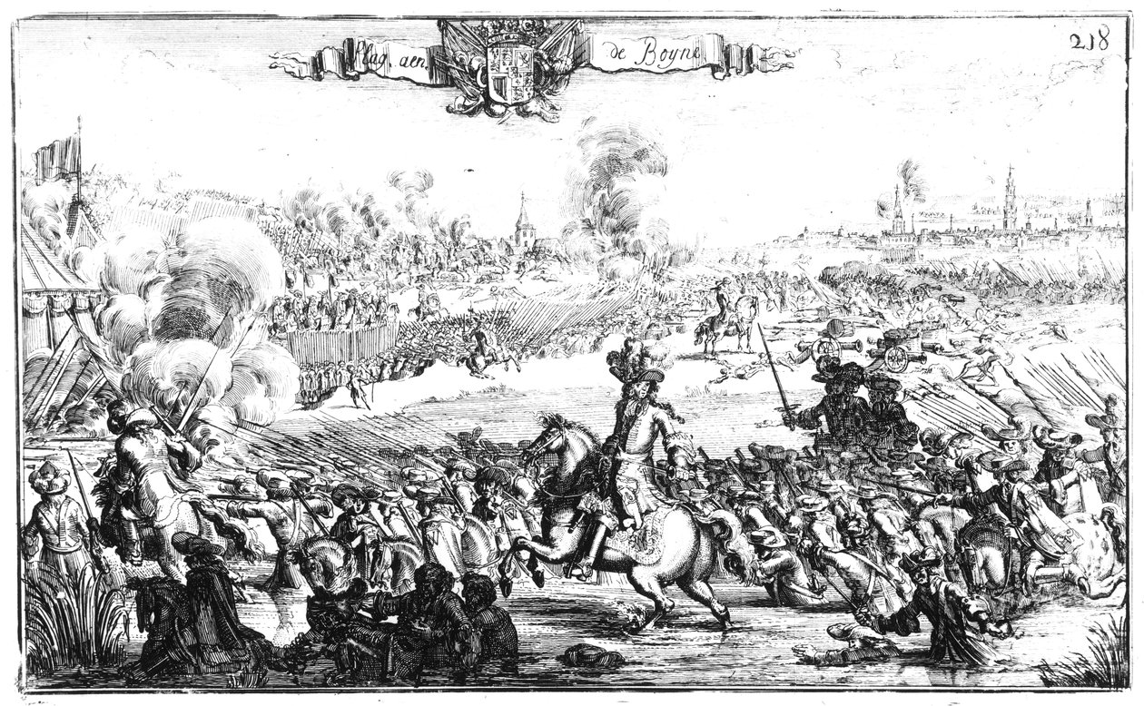 Bitva u Boyne, 1. července 1690 od French School