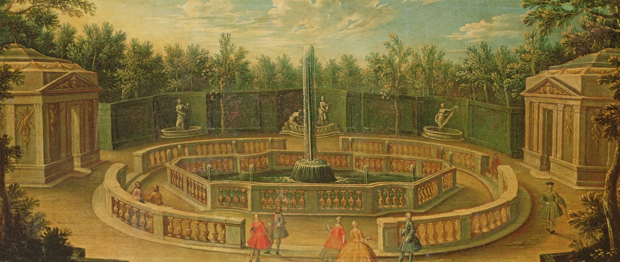 Bosquet des Domes ve Versailles od French School