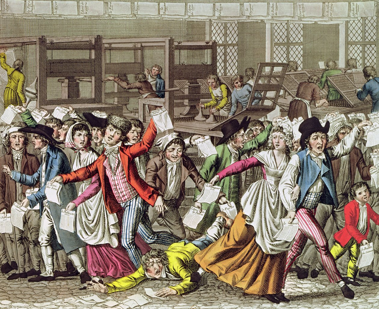 Svoboda tisku, 1797 od French School