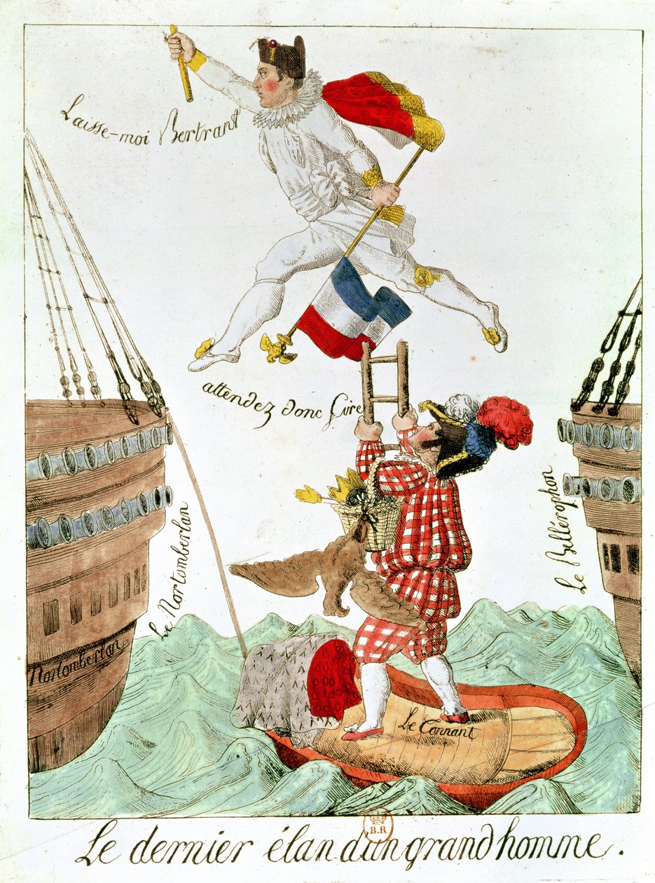 Poslední skok velkého muže, 1815 od French School