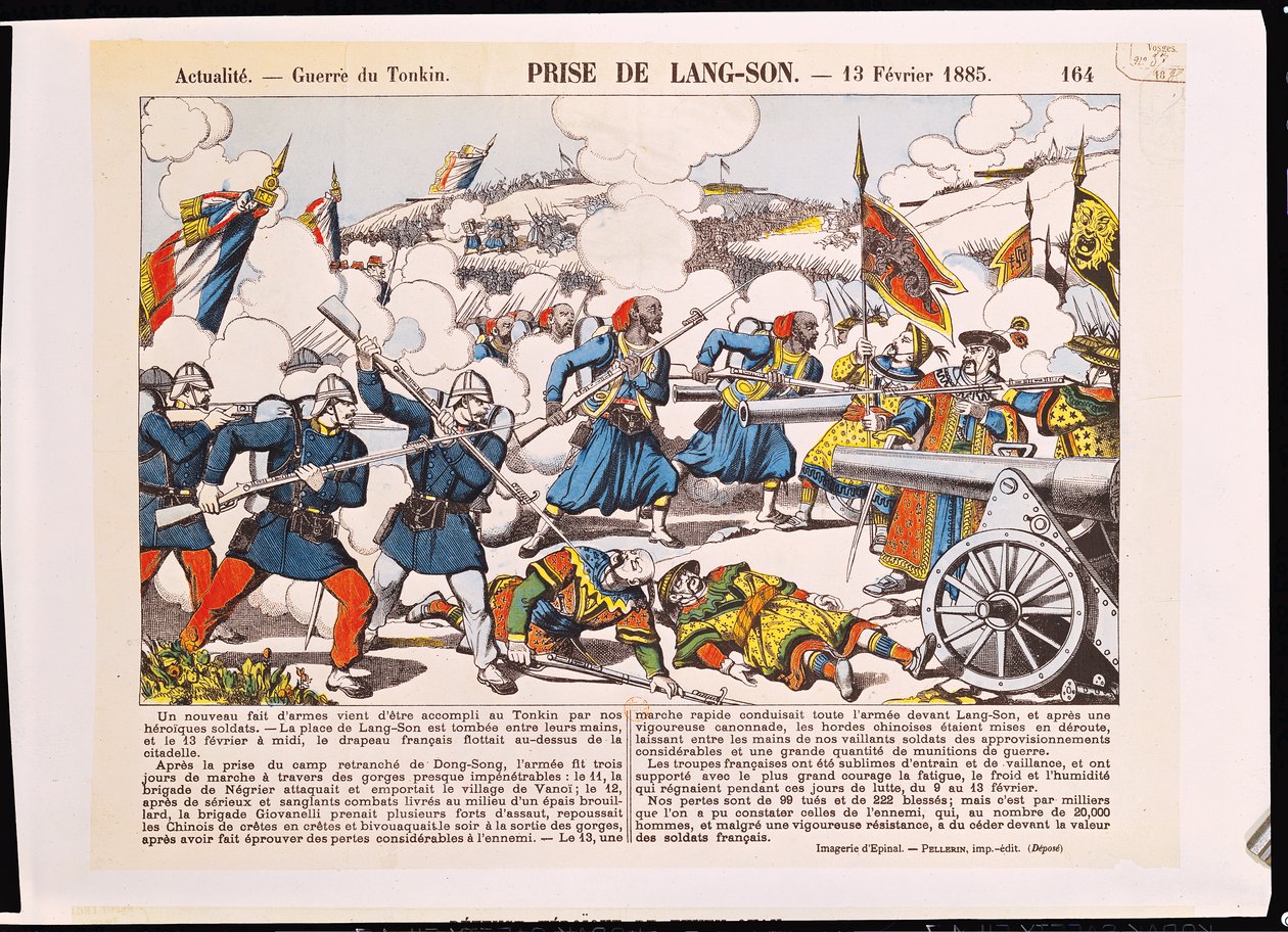 Obléhání Lang-Sonu, 13. února 1885 od French School