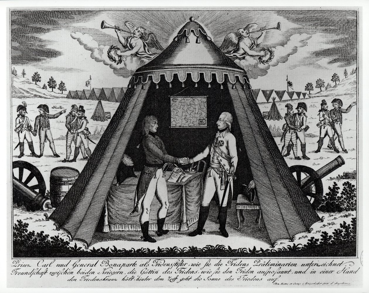 Smlouva z Campo Formio, 18. října 1797 od French School