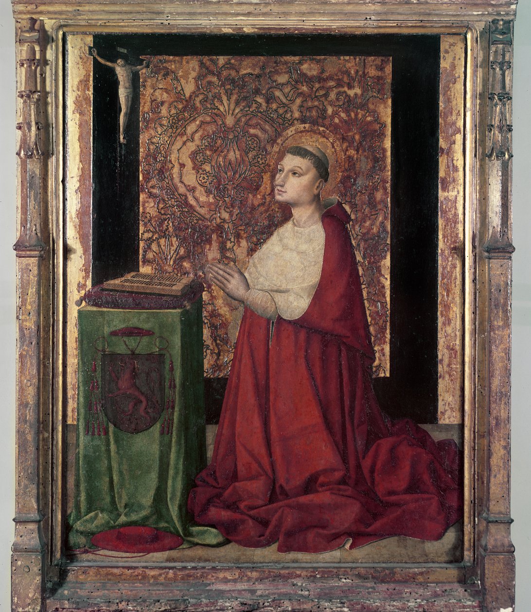 The Vision of St. Pierre de Luxembourg, Provencal School, c.1470 (tempera na panelu) od French School