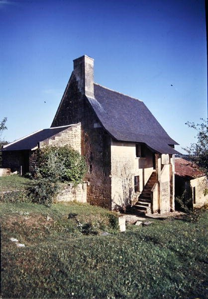 Pohled na dům, o kterém se předpokládá, že je rodištěm Francoise Rabelaise (asi 1494-1553) od French School