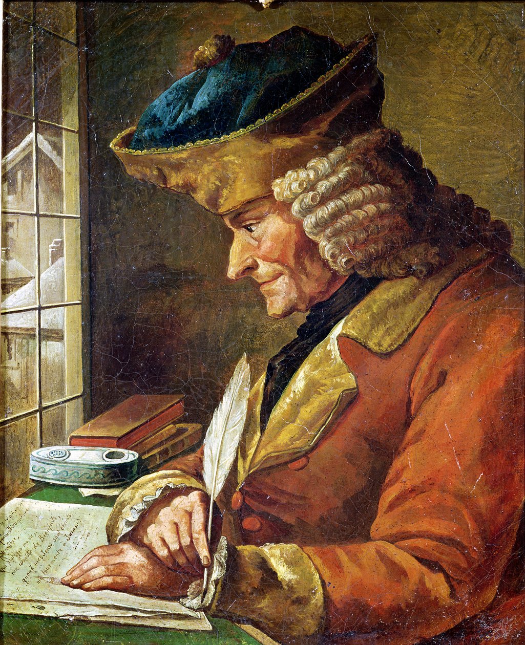 Voltaire (1694-1778) ve své studii od French School