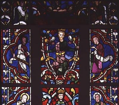 Okno zobrazující strom Jesse, c.1210-45 od French School