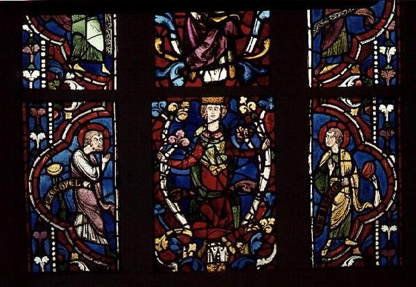 Okno zobrazující strom Jesse, c.1210-45 od French School