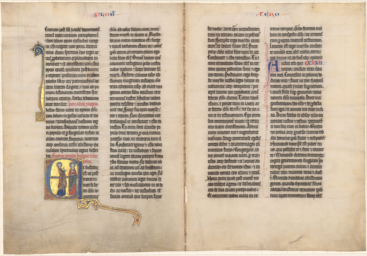 Jozue před Hospodinem od French 13th Century