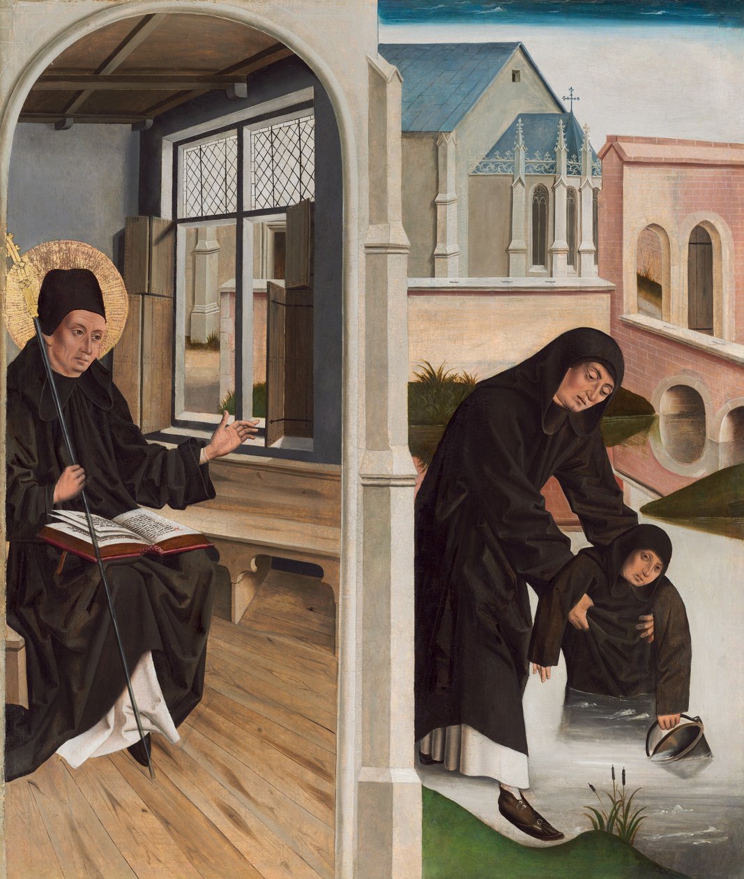 Zázrak svatého Benedikta od French 15th Century
