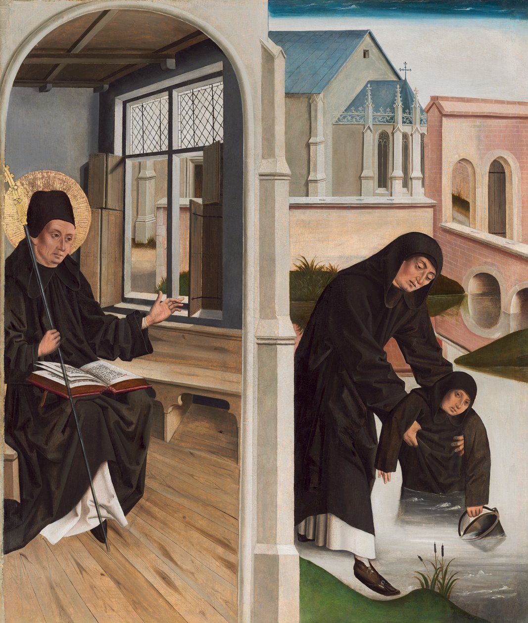 Zázrak svatého Benedikta od French 15th Century