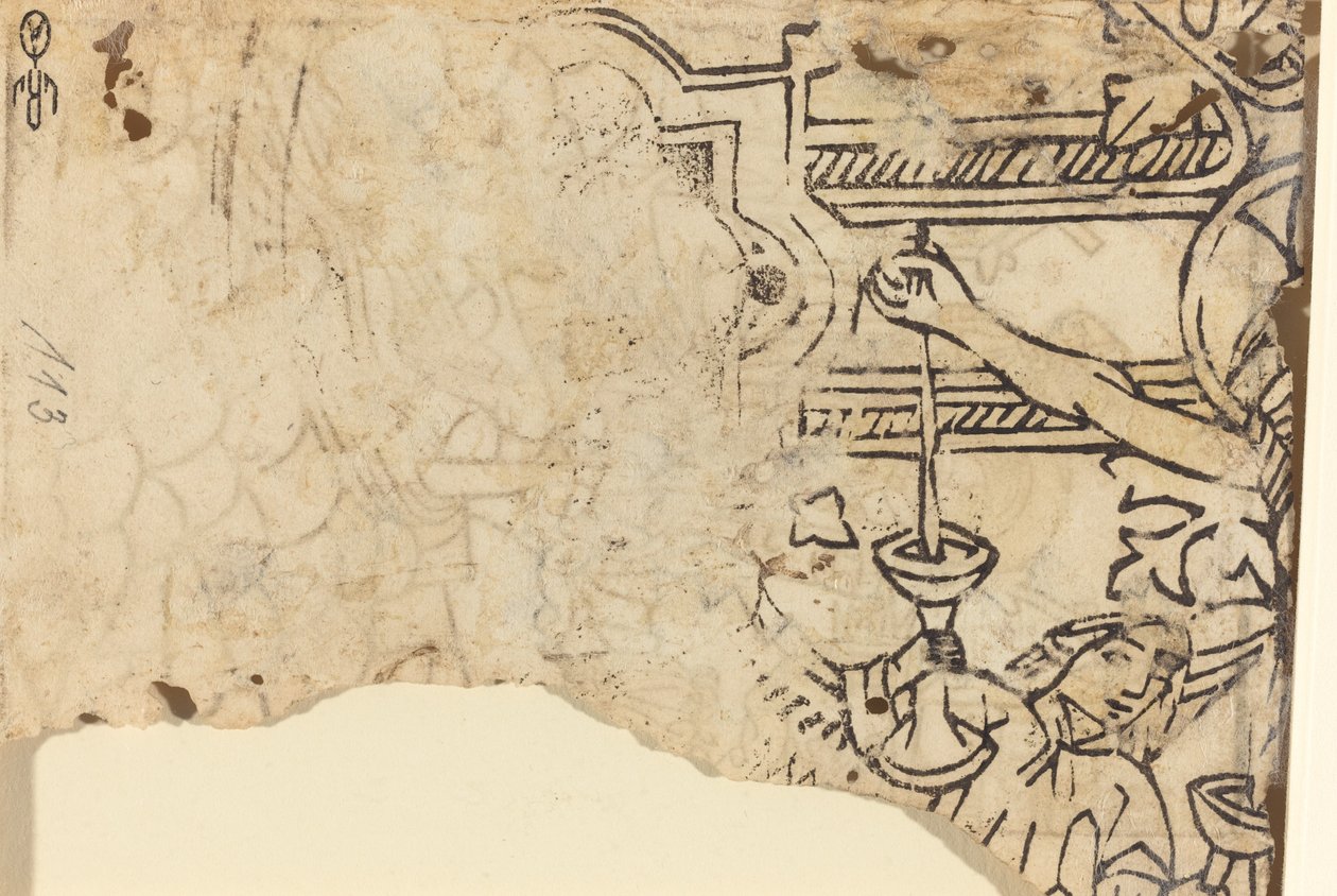 Kristus na zlatnickém kříži od French 15th Century