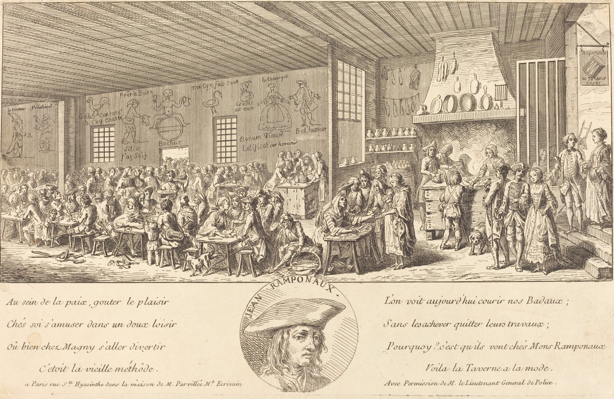 Kabaret z Ramponaux od French 18th Century