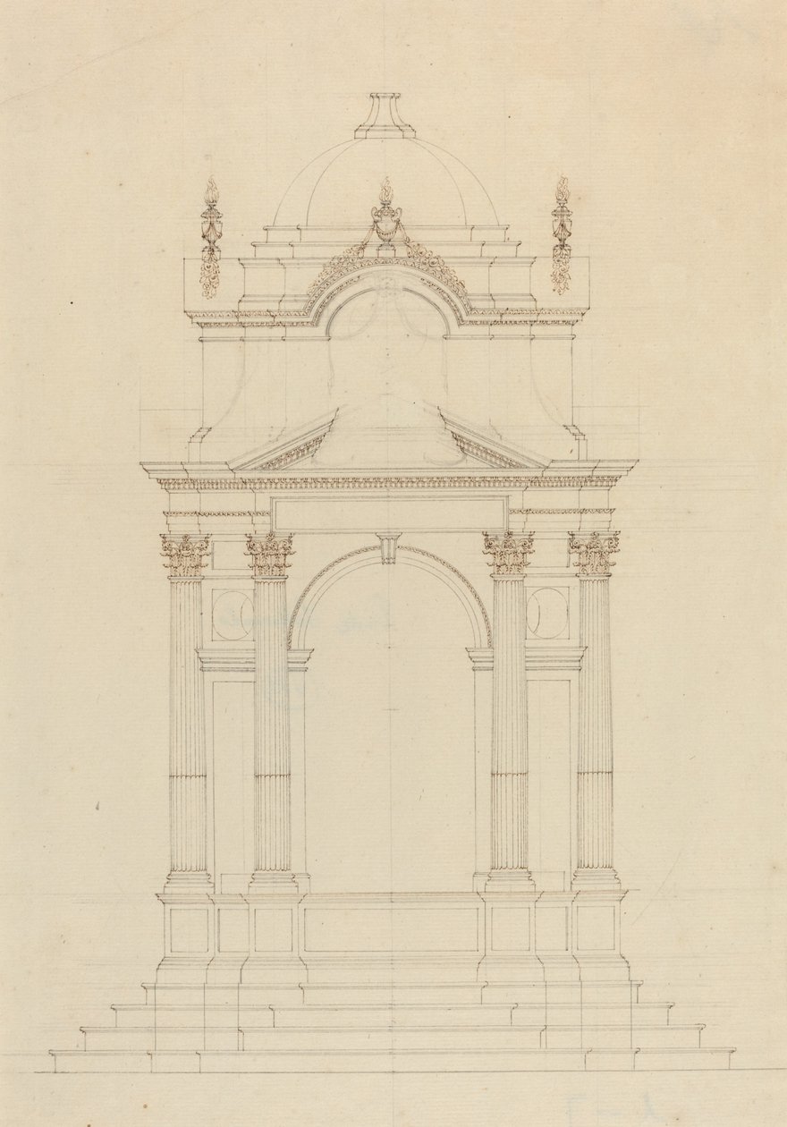 Design pro Baldaquina od French 18th Century